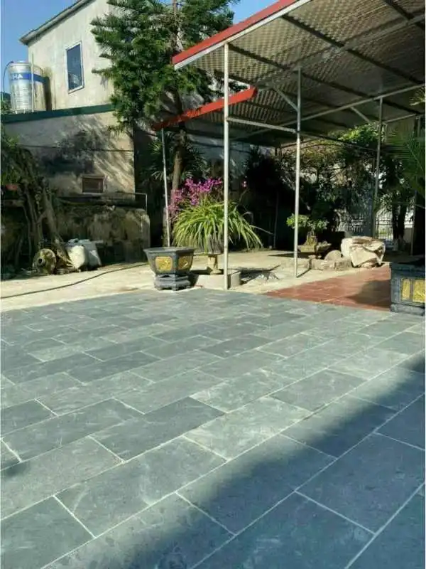 Đá xanh Thanh Hóa lát sân nhà ở