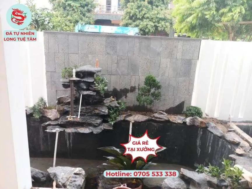 Đá tự nhiên ốp tường tiểu cảnh