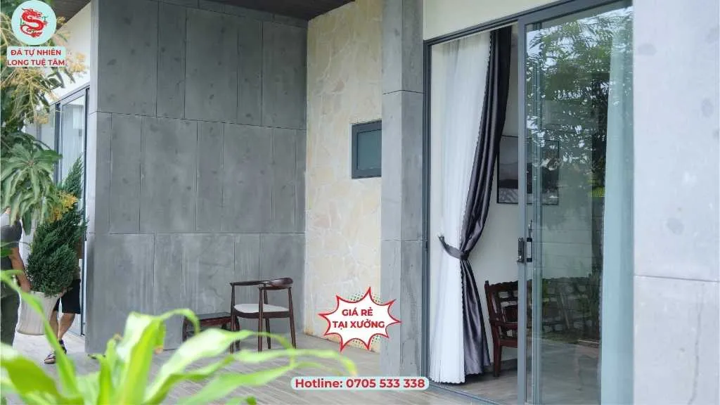 Đá tổ ong ốp tường ngoài trời đẹp