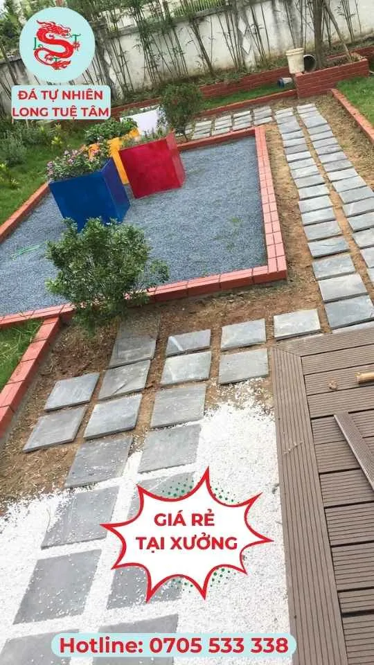 Đá xanh Thanh Hóa bước dạo