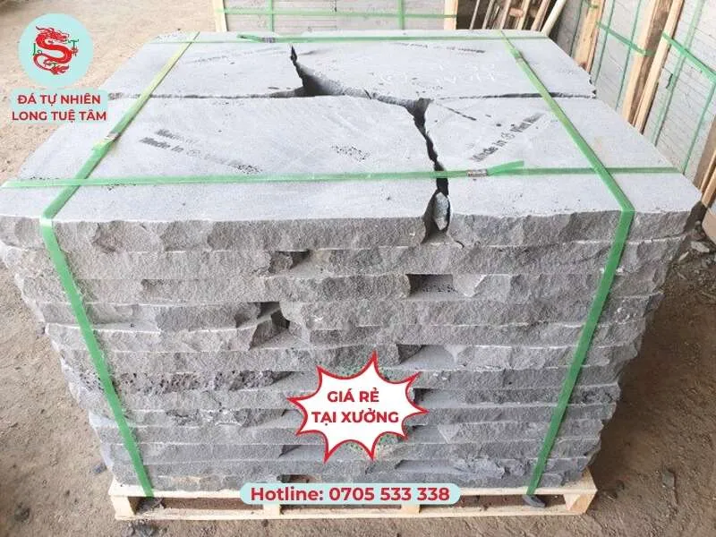 Đá tổ ong lát sân vườn dày 3cm