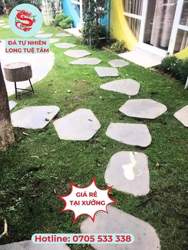 Mẫu đá lát sân đẹp - đá bước dạo