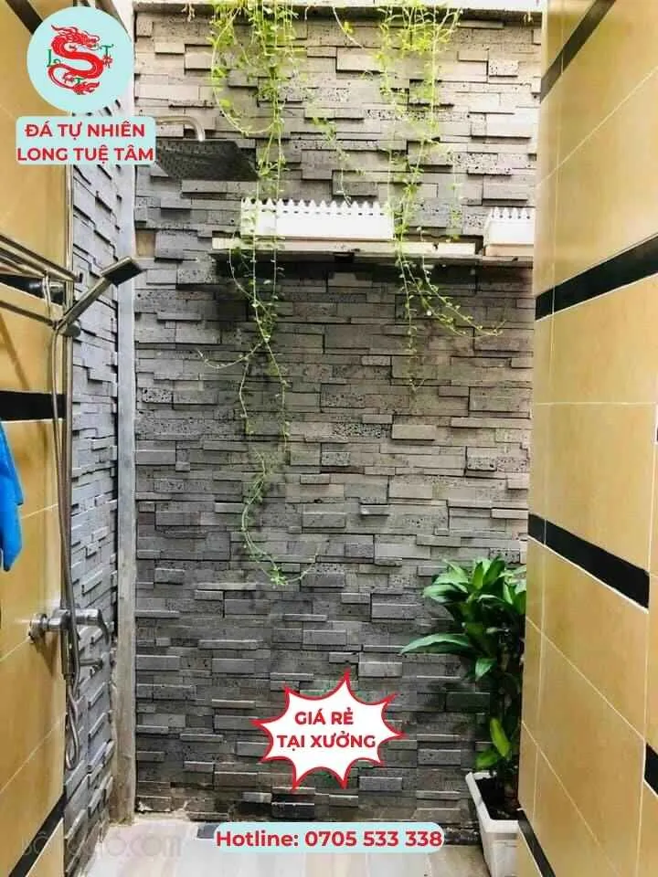 Đá ốp tường sân vườn độc đáo
