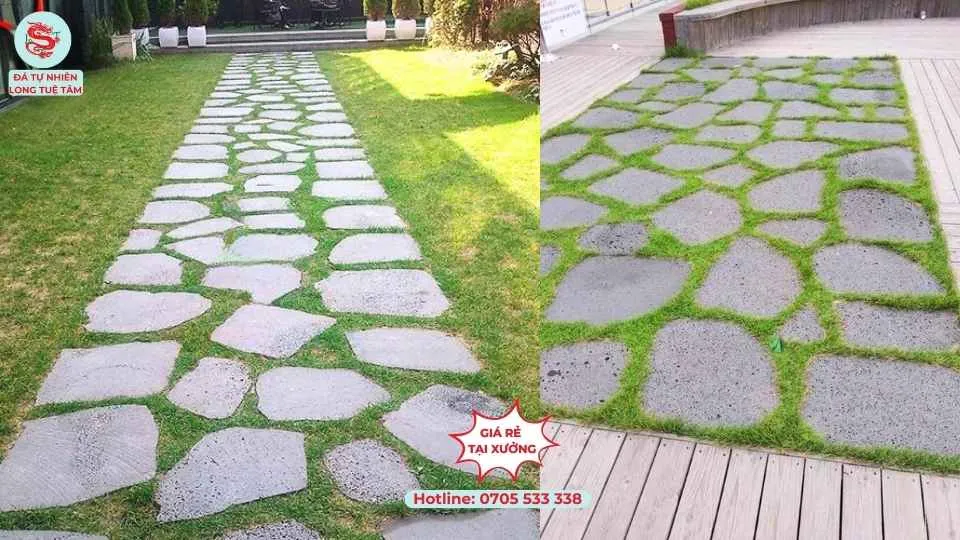 Đá lát sân vườn tổ ong dày 3cm