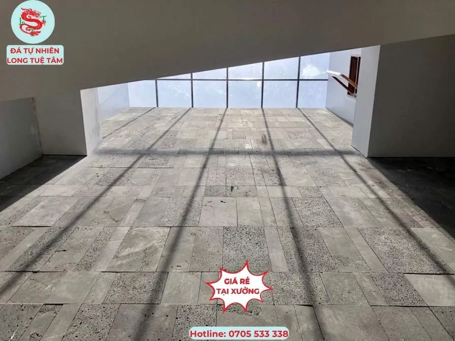 Đá ốp giếng trời đẹp phối 3 kích 10x60, 15x60, 30x60