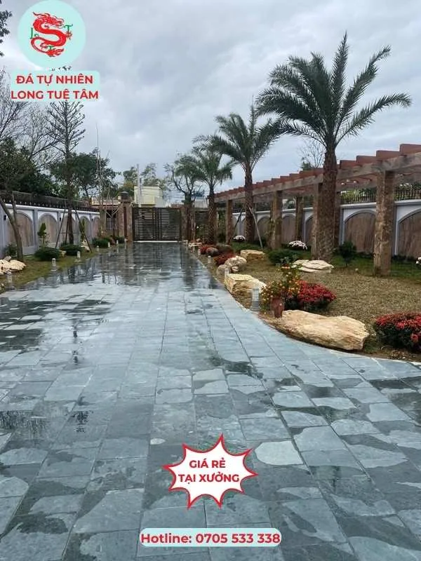 Lát đá sân vườn đẹp